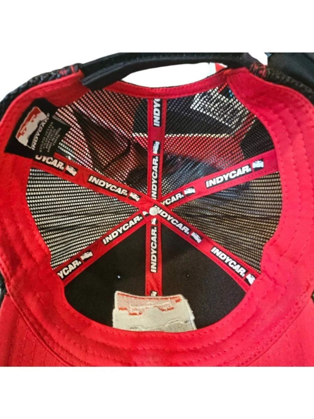 Youth INDYCAR Series Hat Kids Cap IRL Indy 500 Patch Black Mesh